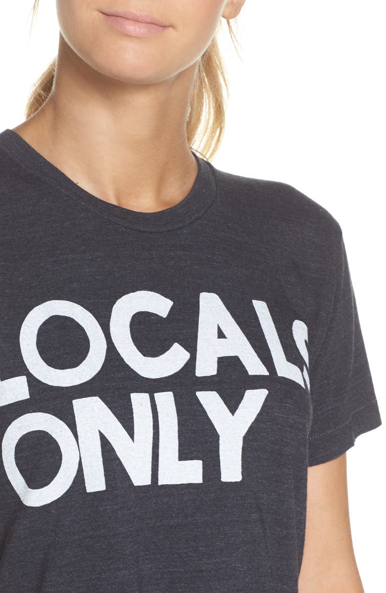 Aviator Nation Locals Only Boyfriend Tee, Alternate, color, 