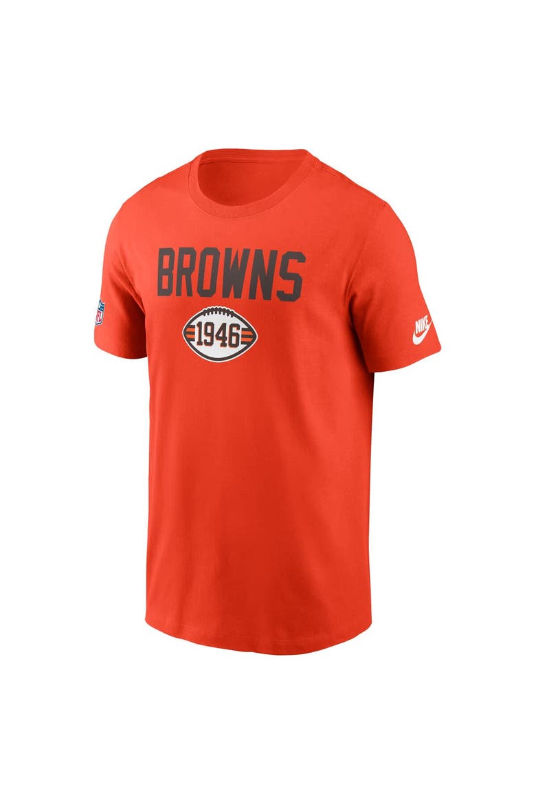 Men's Nike Orange Cleveland Browns Alt Pack Onside Conversion Performance T-Shirt, Alternate, color, Orange