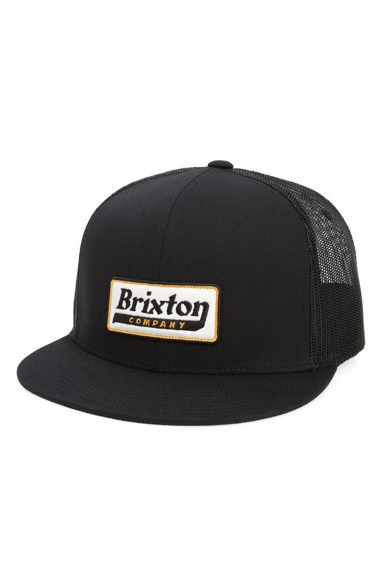 Brixton Steadfast Mesh Snapback Hat, Main, color, 