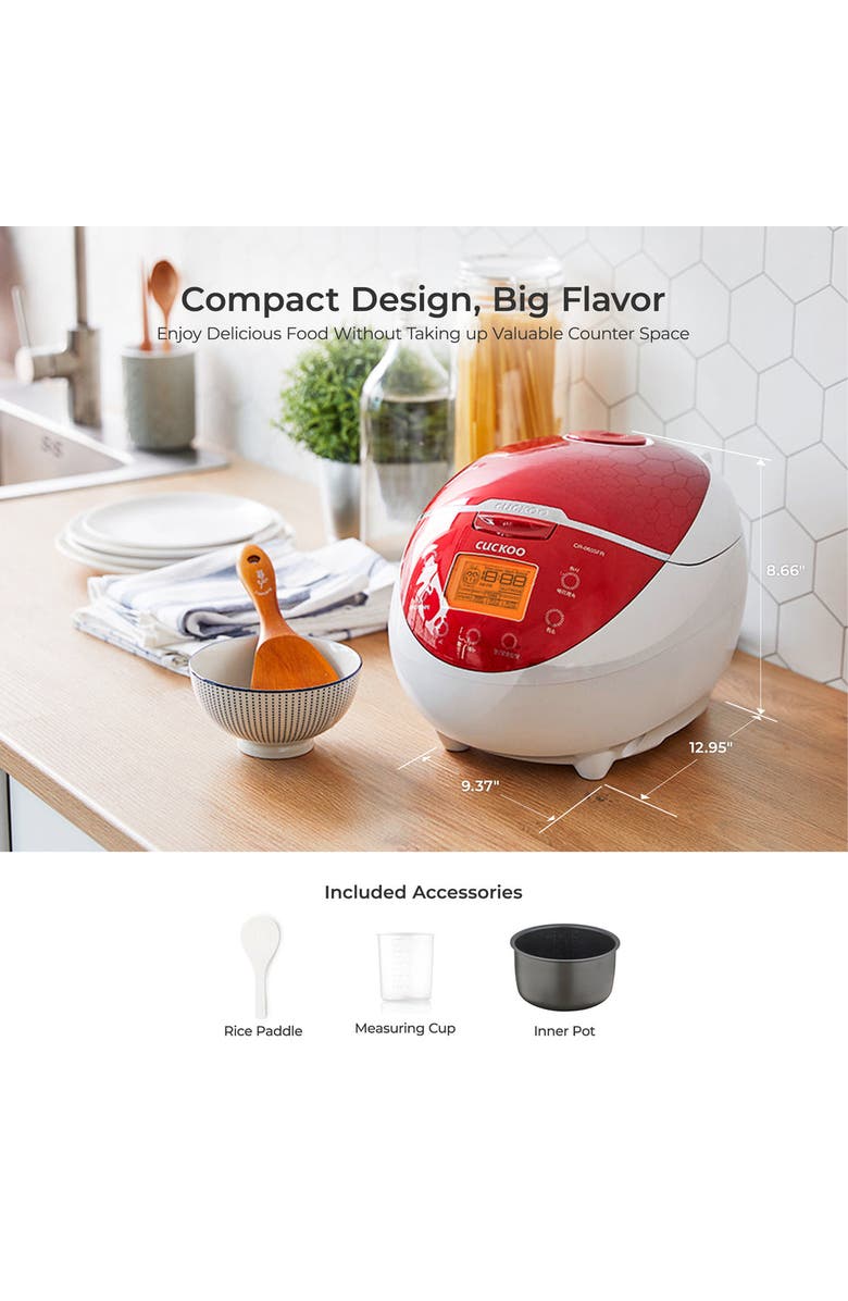 Cuckoo CR-0655F Micom Rice Cooker, Alternate, color, White