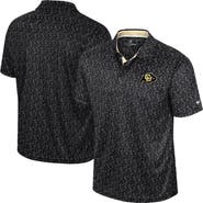 COLOSSEUM Men's Colosseum Black Colorado Buffaloes Sublimated Golf Polo