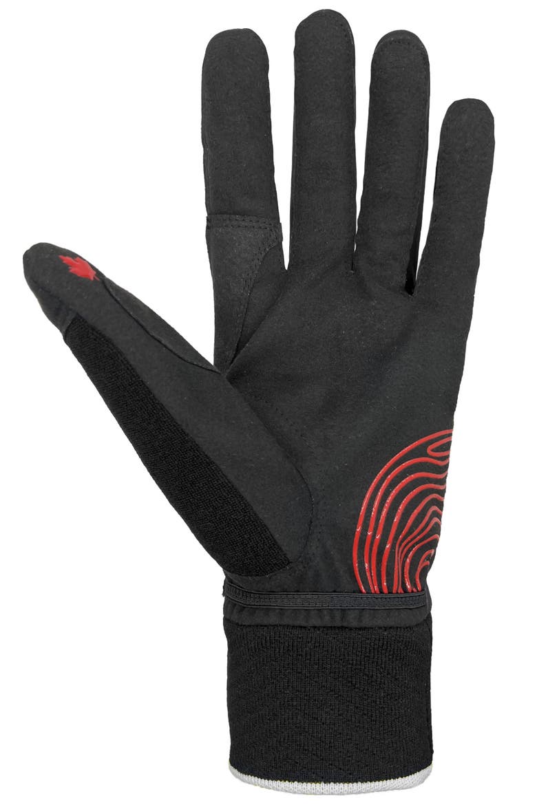 Comp Mora Gloves, Alternate, color, RED/BLACK