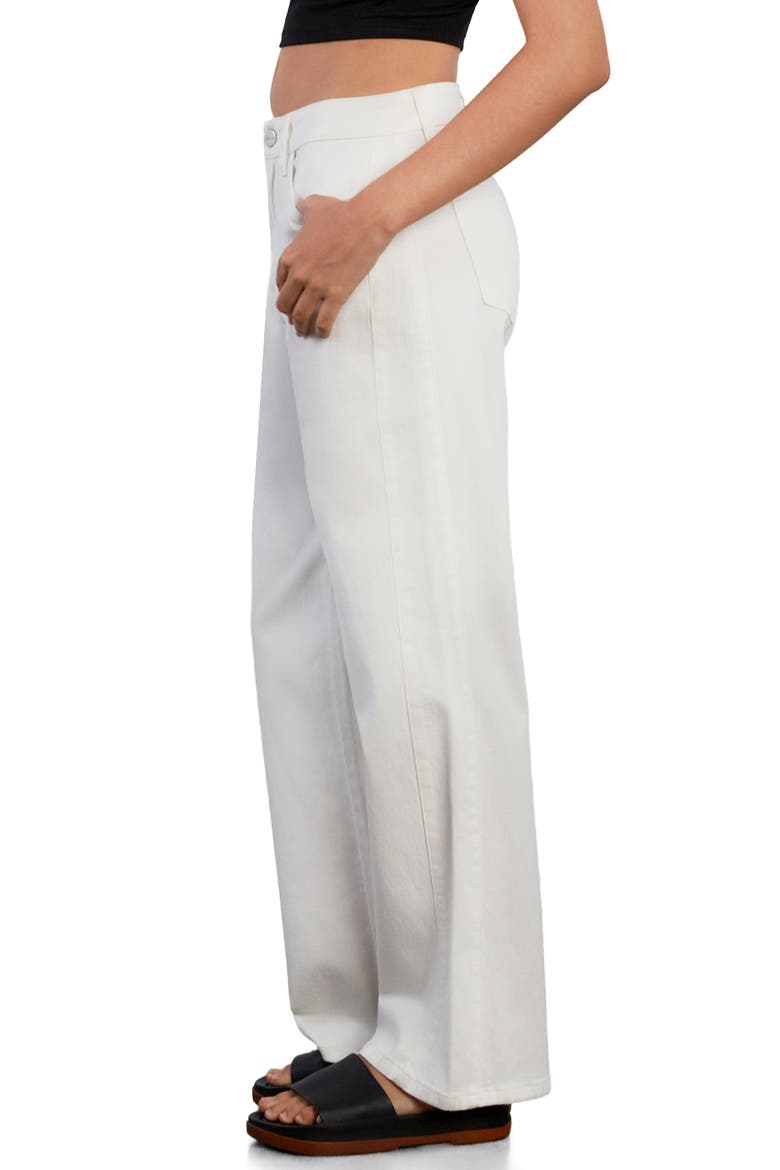 High Waist Wide Leg Jeans, Alternate, color, STAR WHITE