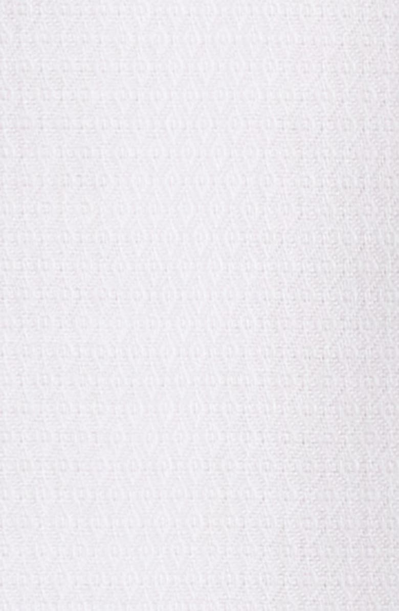 Nordstrom Trim Fit Non-Iron White Textured Cotton Tuxedo Shirt, Alternate, color, White Steven Texture
