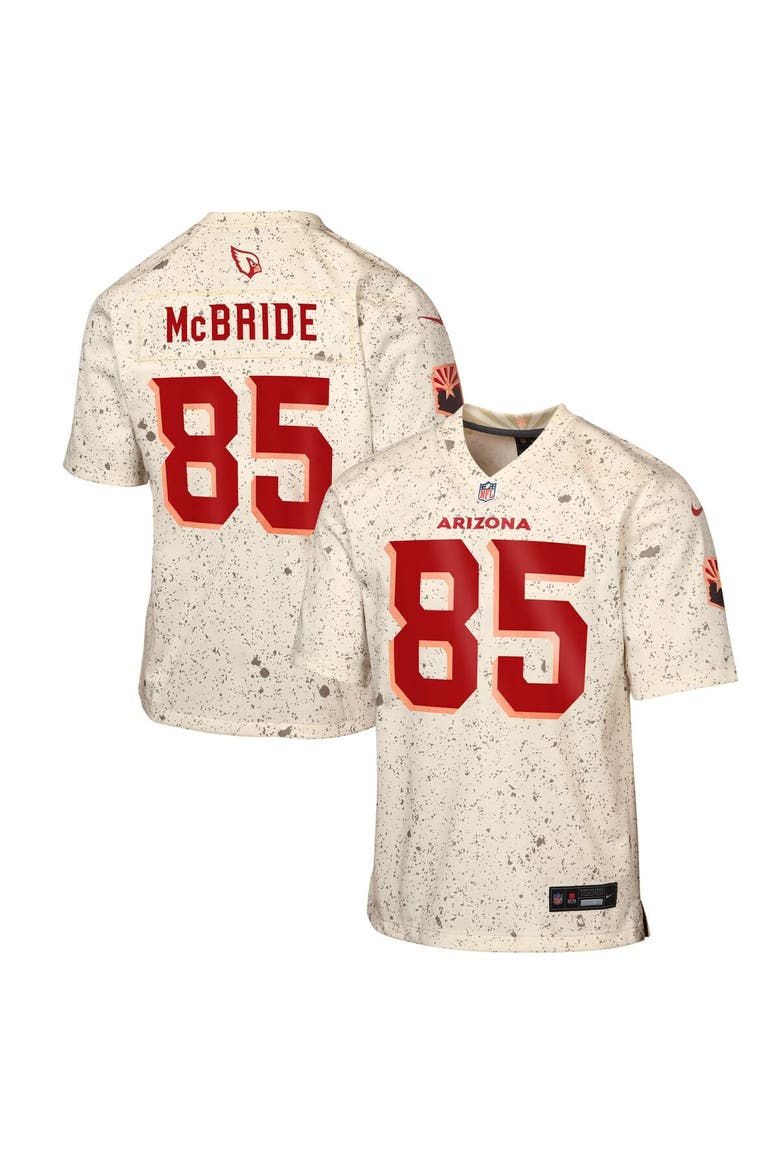 Youth Nike Trey McBride Natural Arizona Cardinals 2025 Rivalries Collection Game Jersey, Main, color, Natural