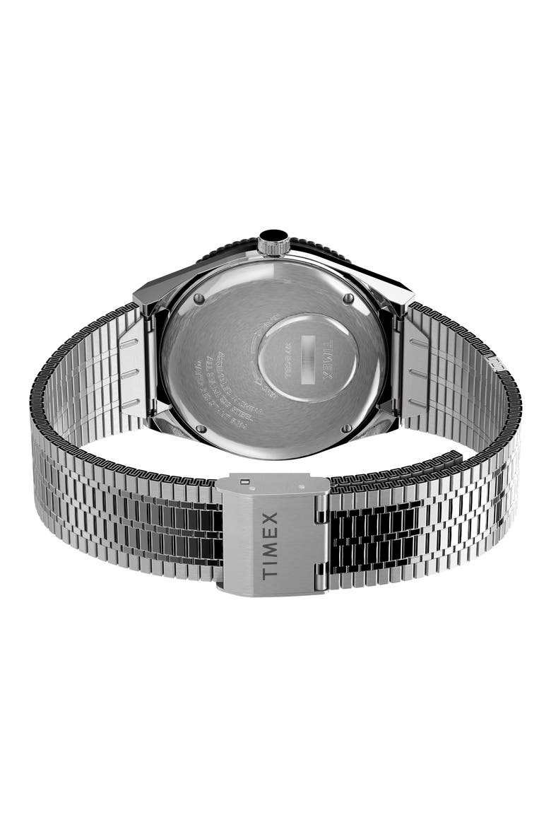 Q Timex Reissue Bracelet Watch, 38mm, Alternate, color, SILVER