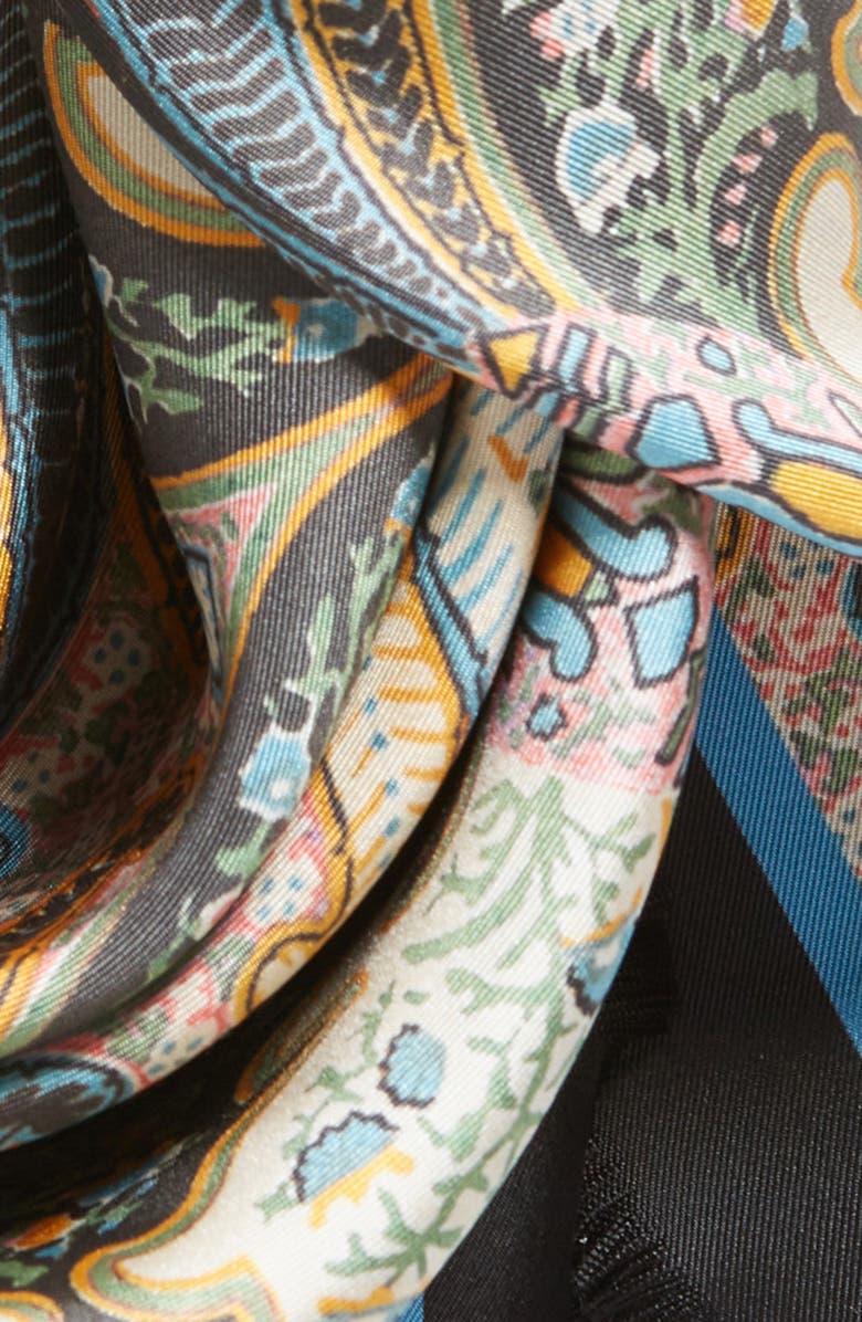 Etro Goa Square Silk Scarf, Alternate, color, 