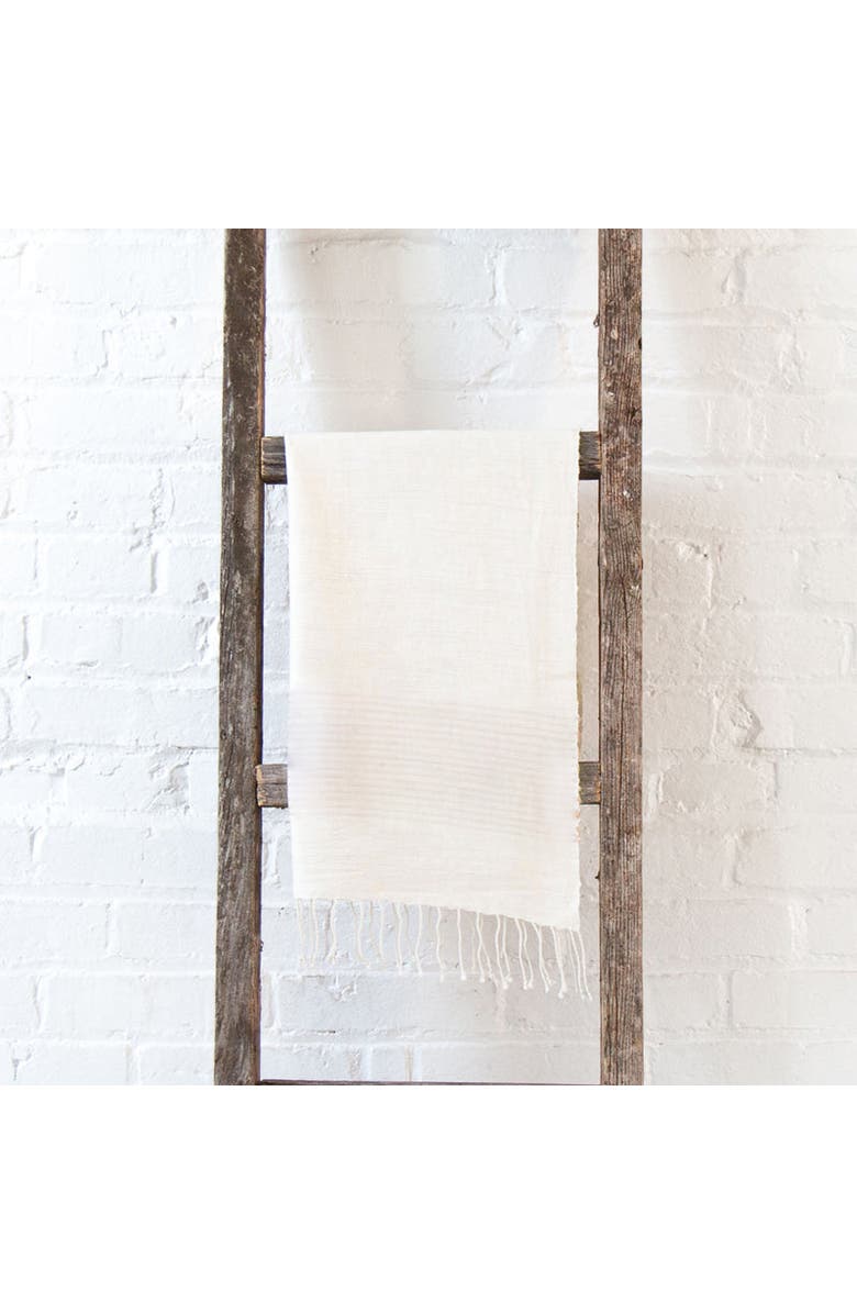 Creative Women Riviera Cotton Hand Towel, Alternate, color, Natural