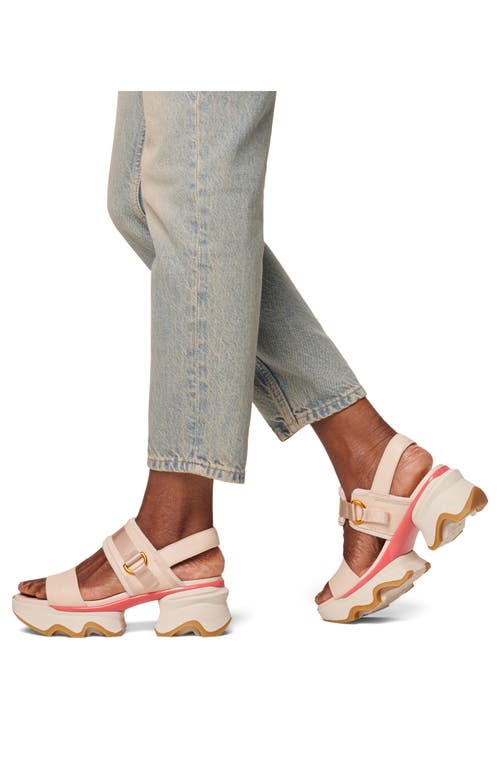 Shop Sorel Kinetic Impact Slingback Sandal In Pearlescent/coral Blossom