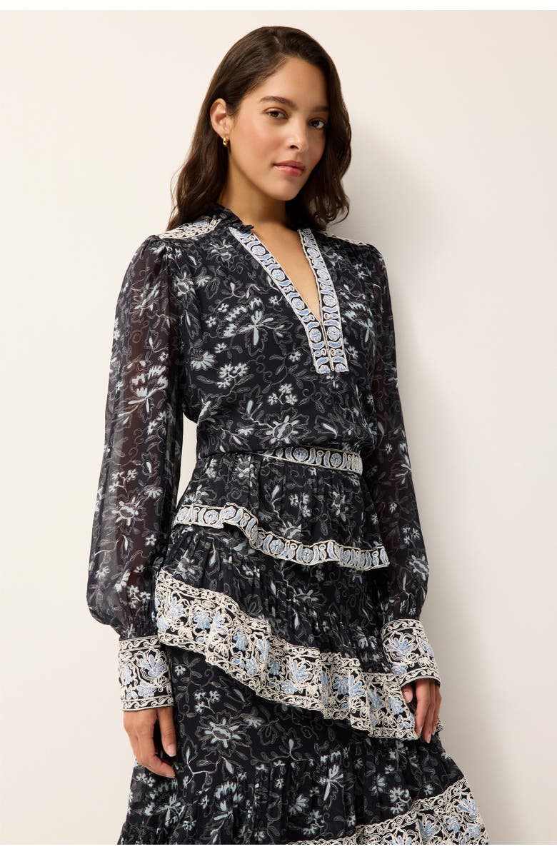 Marie Oliver Brielle Blouse, Main, color, Gardenia