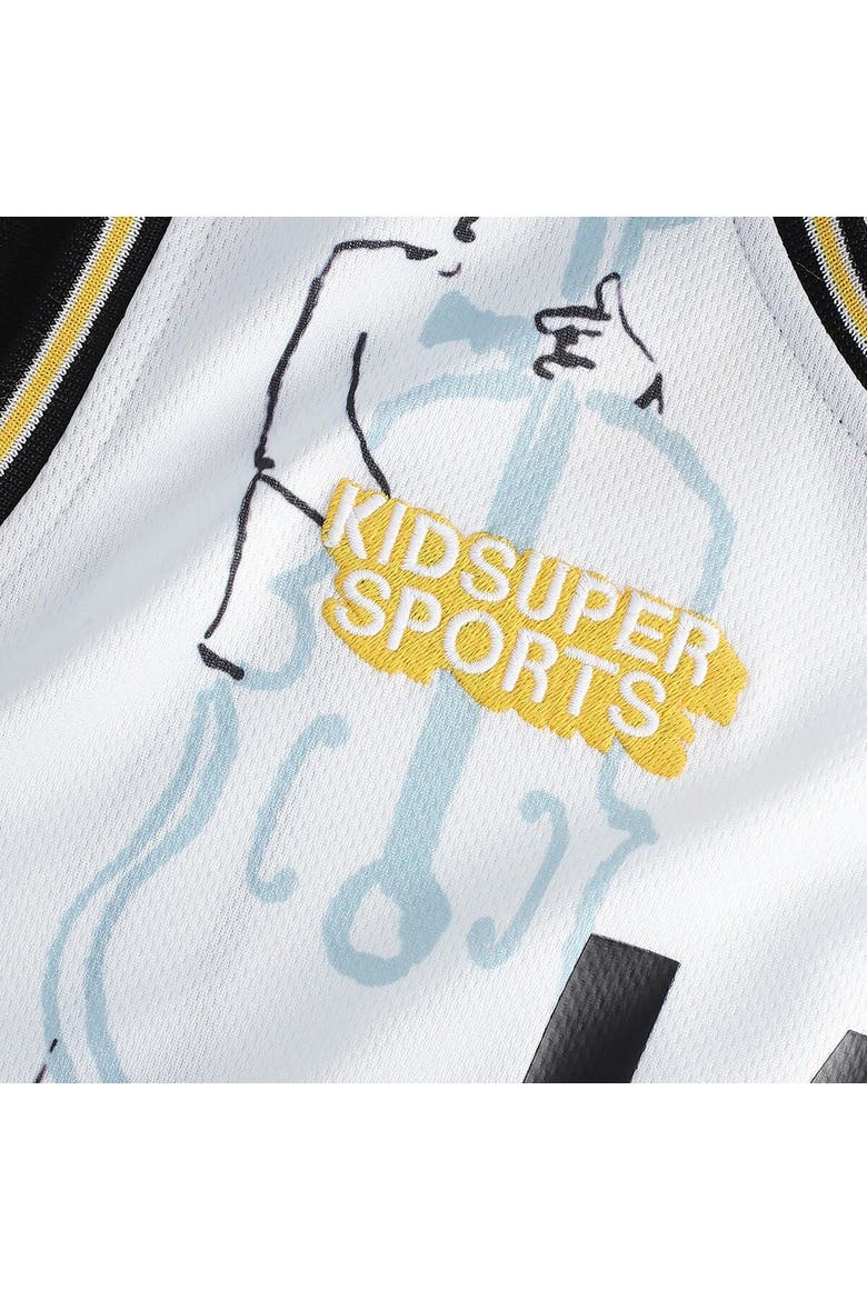 Unisex NBA & KidSuper Studios by Fanatics White Utah Jazz Hometown Jersey, Alternate, color, White