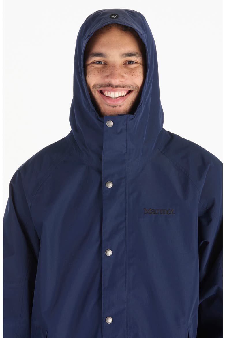 Cascade Waterproof Hooded Jacket, Alternate, color, ARCTIC NAVY