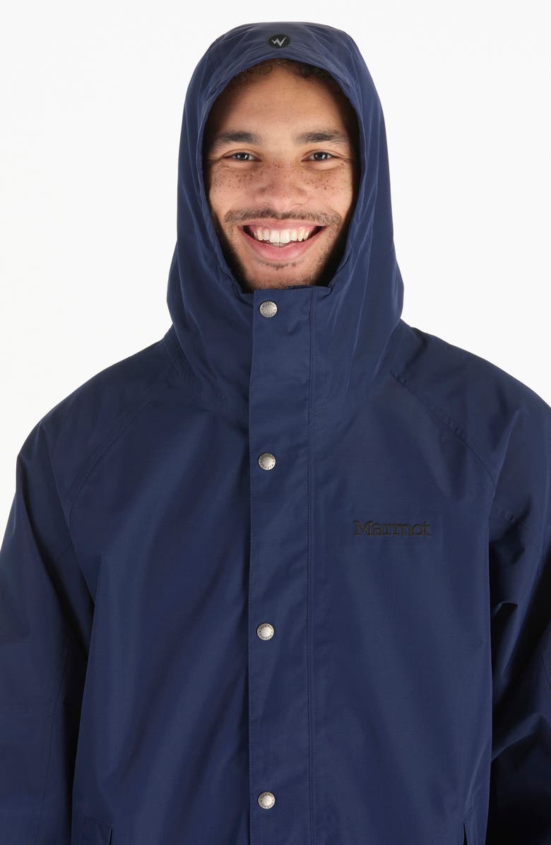 Marmot Cascade Waterproof Hooded Jacket, Alternate, color, Arctic Navy