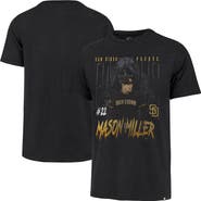 '47 Men's '47 Mason Miller Black San Diego Padres The Reaper Player Graphic T-Shirt