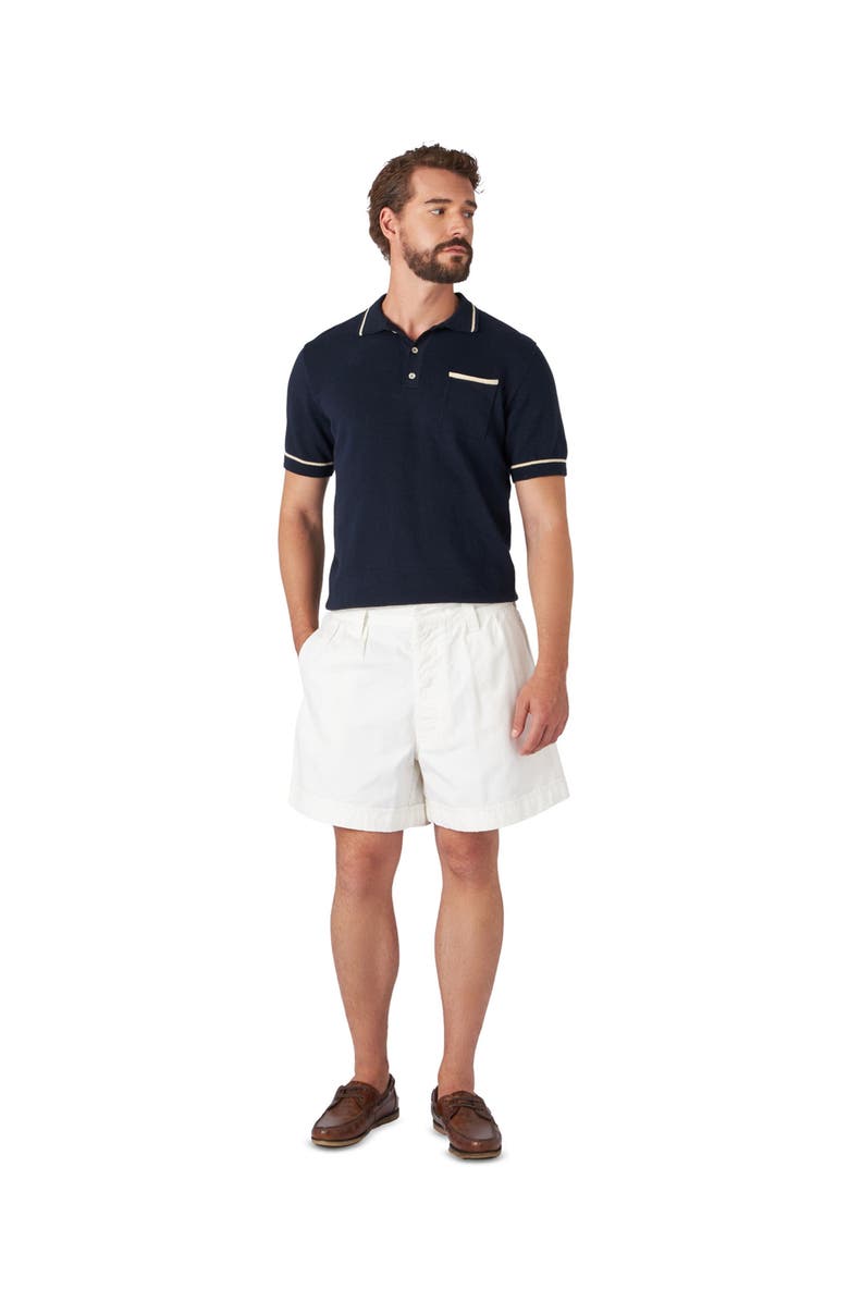 Fortela Bedford Cotton Bermuda, Alternate, color, White