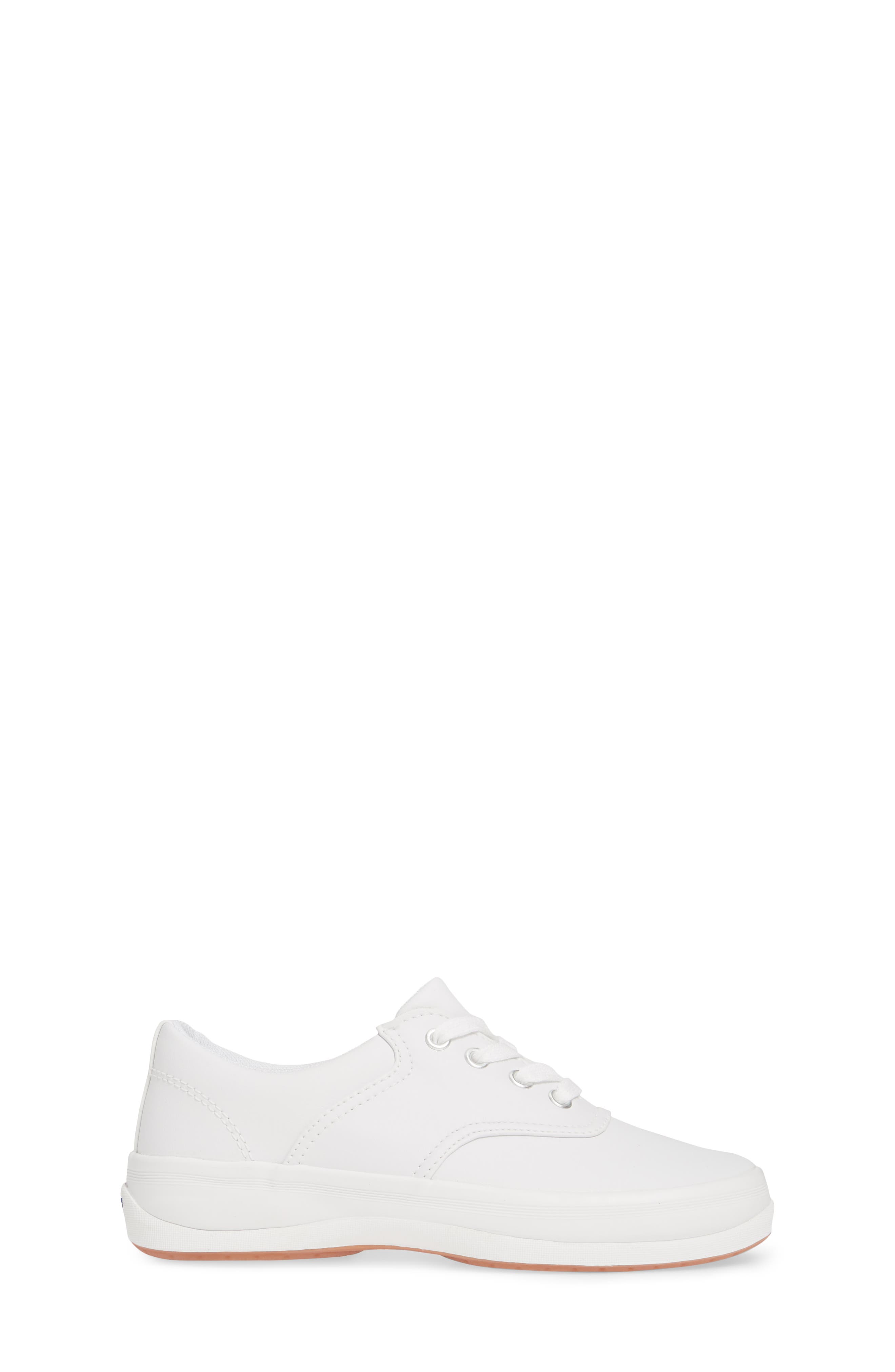 Kids' School Days II Sneaker, Alternate, color, WHITE LEATHER