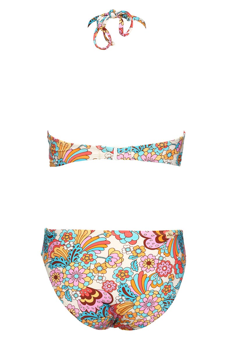 Kids' Beach Crochet Two-Piece Swimsuit, Alternate, color, MULTI