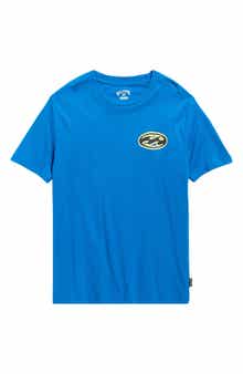 Billabong Kids' Bad Dog Pill Wave Logo Graphic T-Shirt