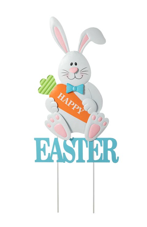 30"H Easter Metal Bunny Yard Stake