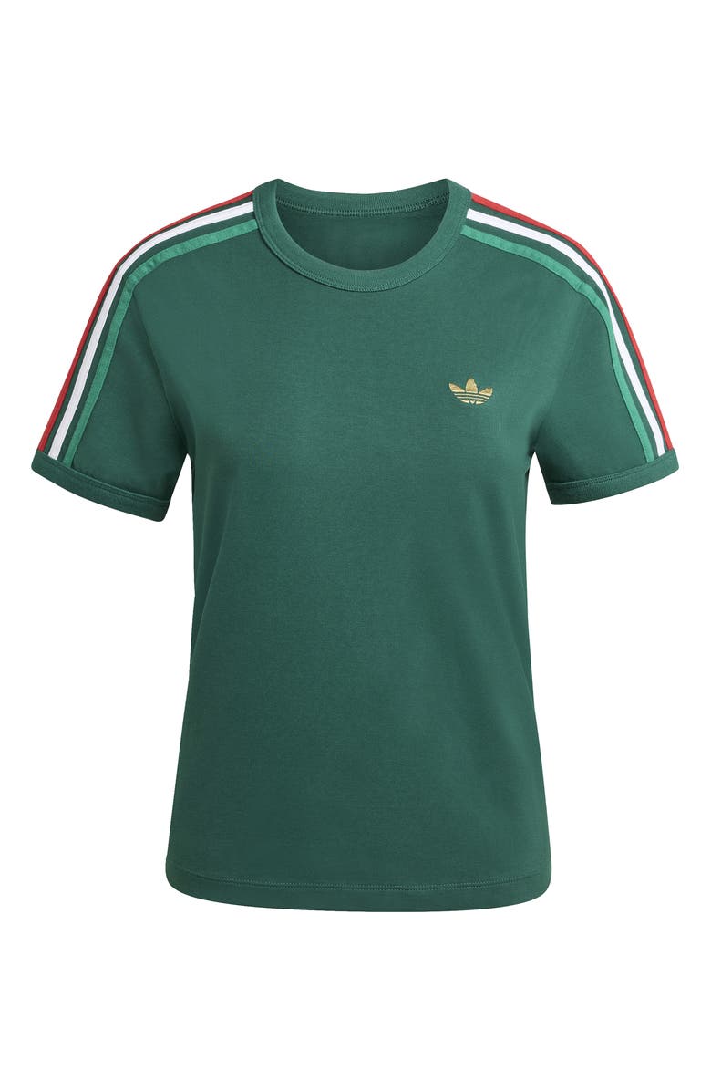 adidas Originals 3-Stripes Slim Fit T-Shirt, Alternate, color, 