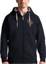 ANTIGUA Men's Antigua Charcoal UCF Knights Victory Full-Zip Hoodie