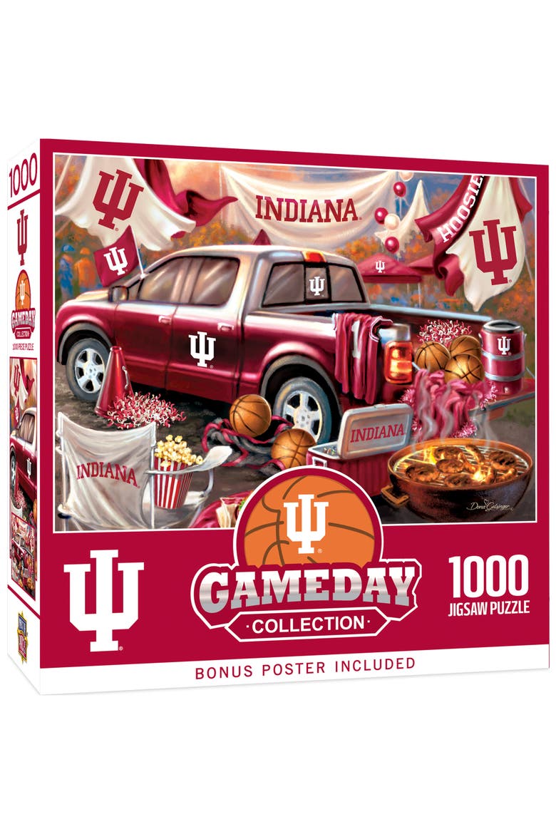 Indiana Hoosiers Gameday 1000pc Puzzle, Main, color, Multicolor