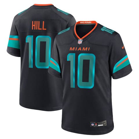 Men's Nike Tyreek Hill Pitch Blue Miami Dolphins 2025 Rivalries Collection Game Jersey