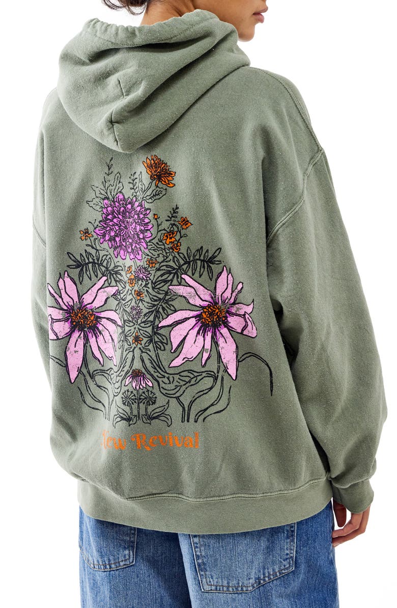 BDG Urban Outfitters New Revival Embroidered Hoodie, Alternate, color, 