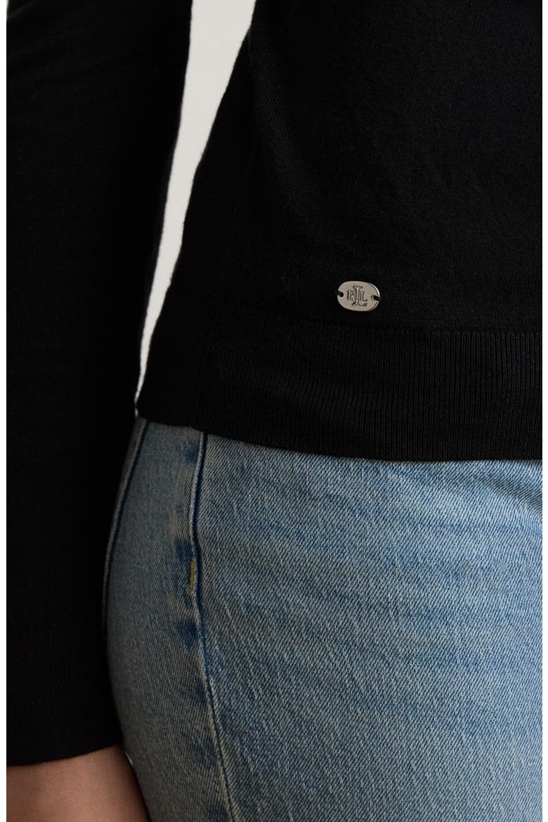 Turtleneck Sweater, Alternate, color, BLACK