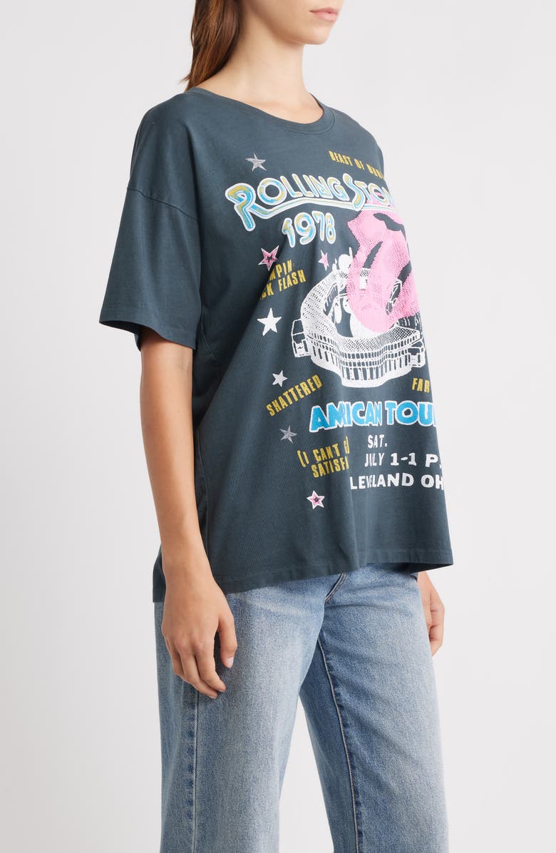 Daydreamer Rolling Stone 1978 American Tour Graphic T-Shirt, Alternate, color, Vintage Black