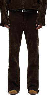 Hudson Jeans Walker Faux Suede Trousers
