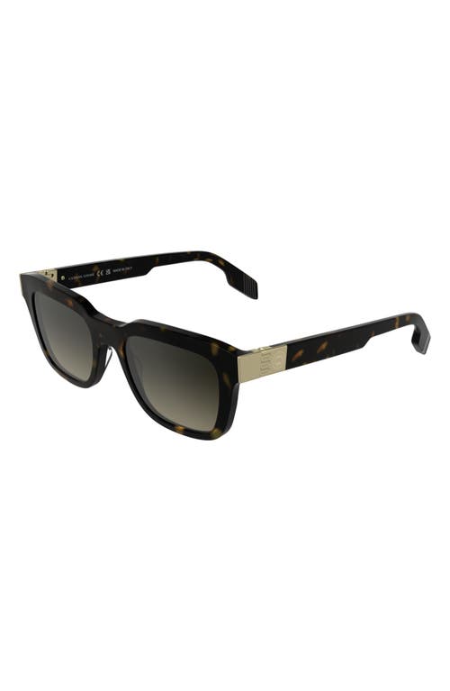 Canada Goose 52mm Rectangular Sunglasses In Dark Havana