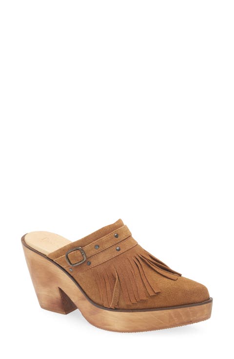 Pointed Toe Platform Mule (Women)