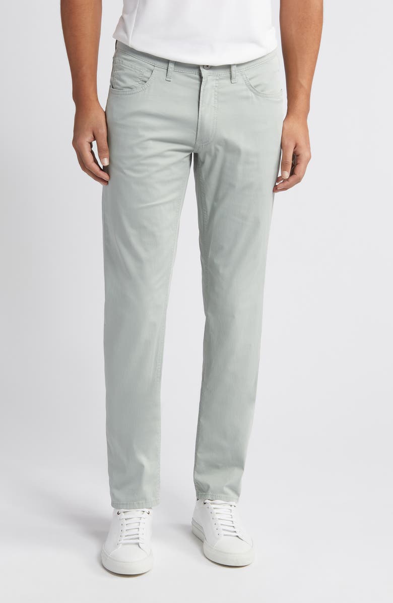 Brax Chuck Slim Fit Five-Pocket Pants, Main, color, Avocado