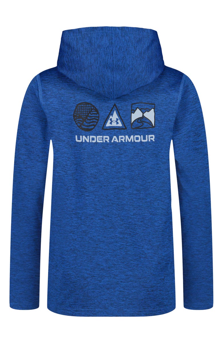 Under Armour Kids' UA Tech<sup>™</sup> Twist Apex Hoodie, Alternate, color, Blue Atlantis