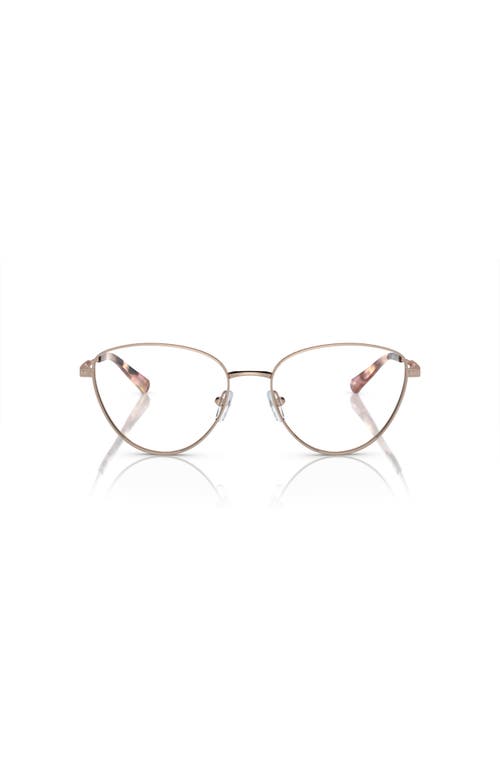 Michael Kors 55mm Cat Eye Optical Glasses In Gold