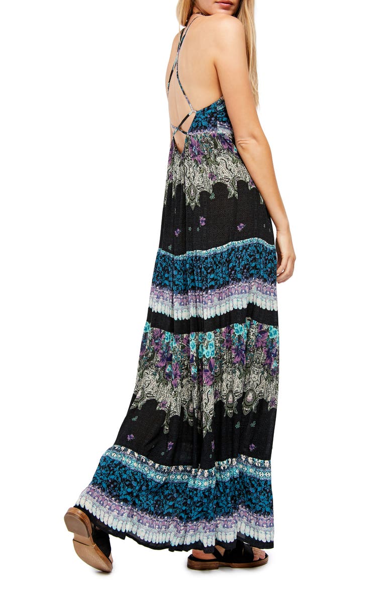 Give a Little Sleeveless Maxi Dress, Alternate, color, BLACK