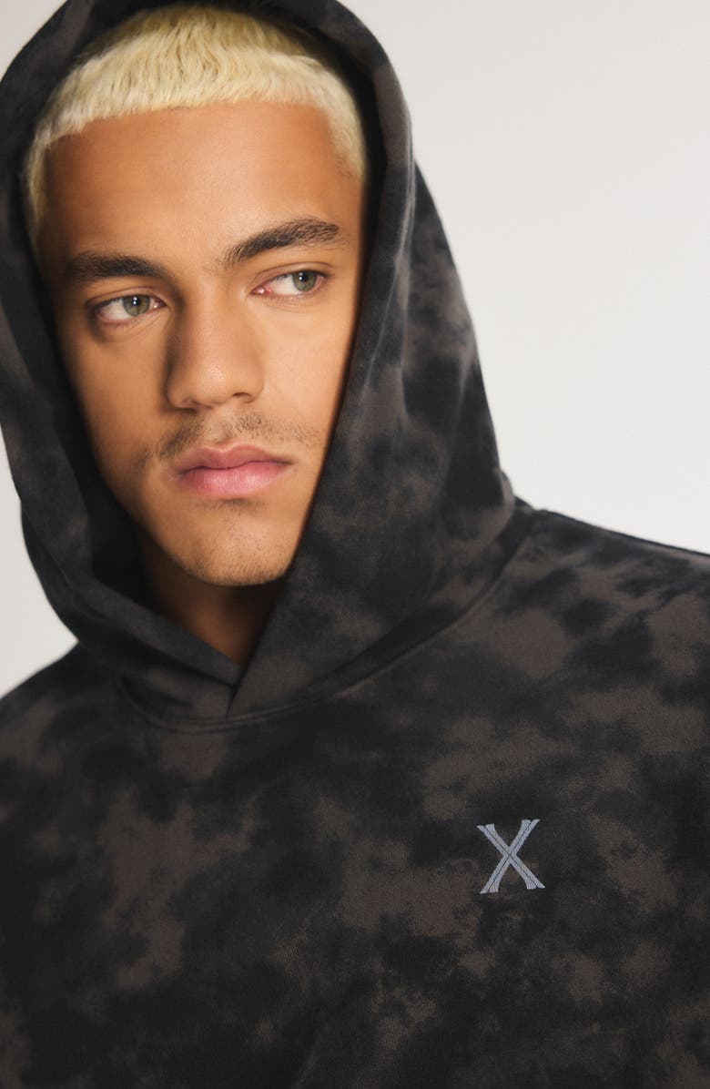 SAVAGE X FENTY Fleece Hoodie, Alternate, color, Black Caviar Diffused Camo