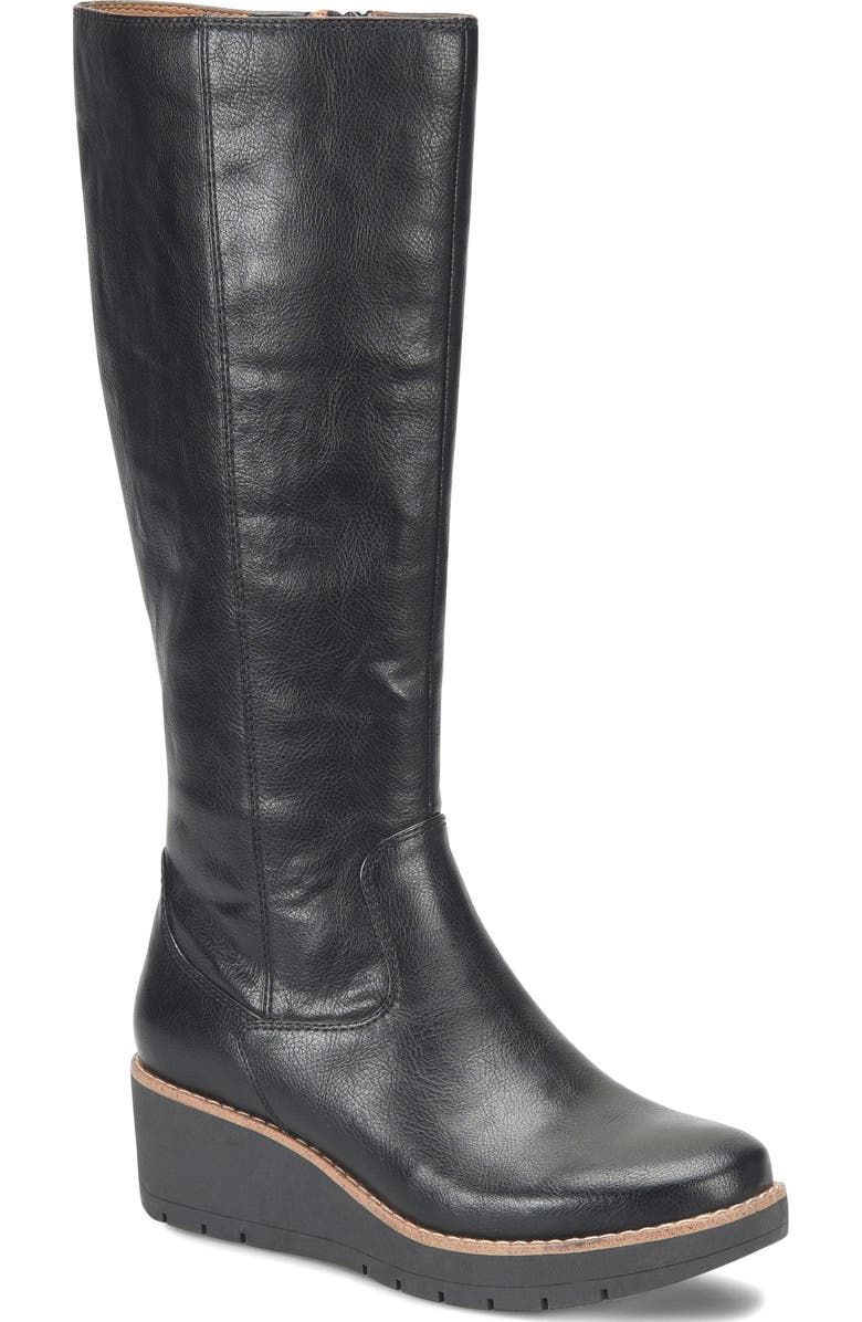 EUROSOFT Faghan Wedge Knee High Boot, Main, color,