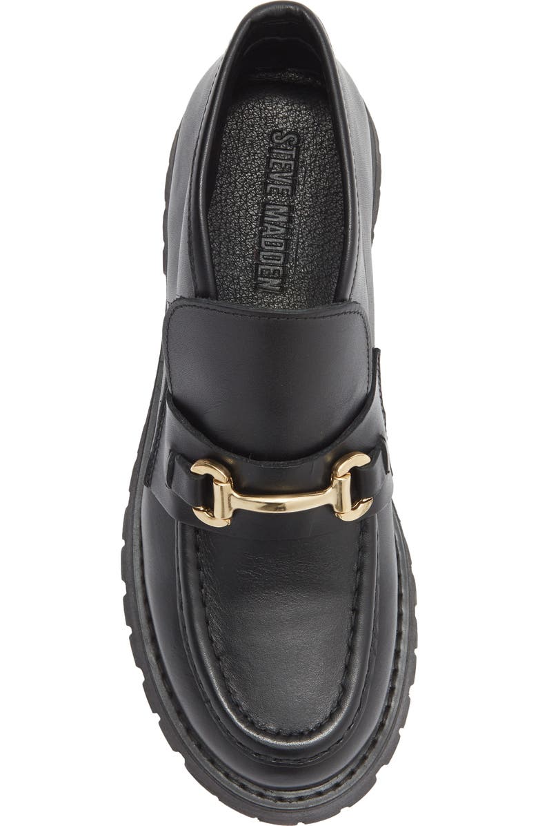 Steve Madden Leon Short Boot, Alternate, color, Black Leather