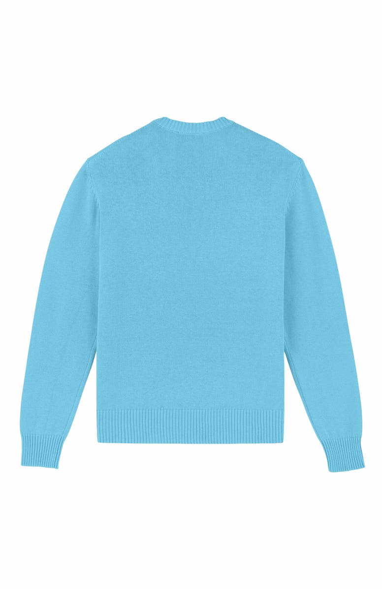 Vilebrequin Men's Wool Cashmere Turtle Sweater, Alternate, color, Bleu Tropezien