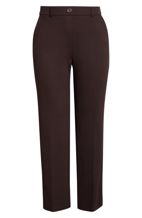 Kasper Pull-on Trouser Pants In Brown