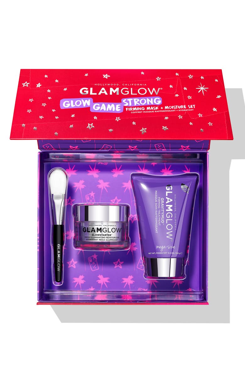 GLAMGLOW<sup>®</sup> Glow Game Strong Mega-Size GRAVITYMUD<sup>™</sup> Mask Set, Alternate, color, 