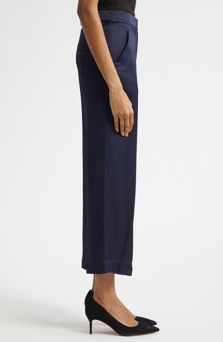 Veronica Beard Brixton Straight Leg Pants, Alternate, color, Navy