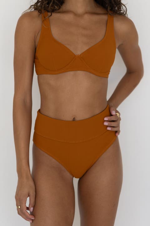 Ember High Waisted Bikini Bottoms
