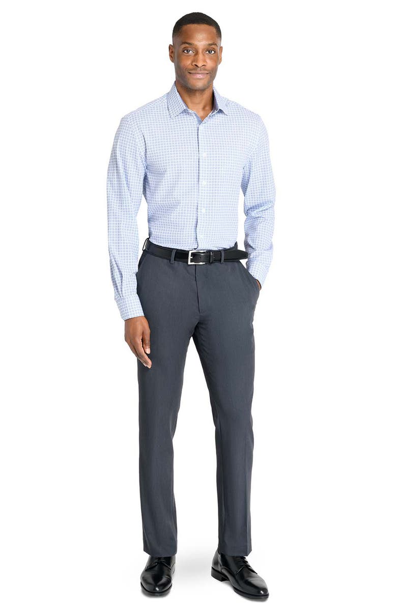 W.R.K Slim Fit Square Print Performance Dress Shirt, Alternate, color, 