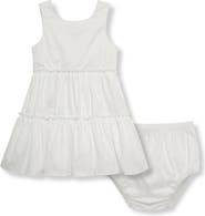 Habitual Kids Tiered Sundress & Bloomers Set