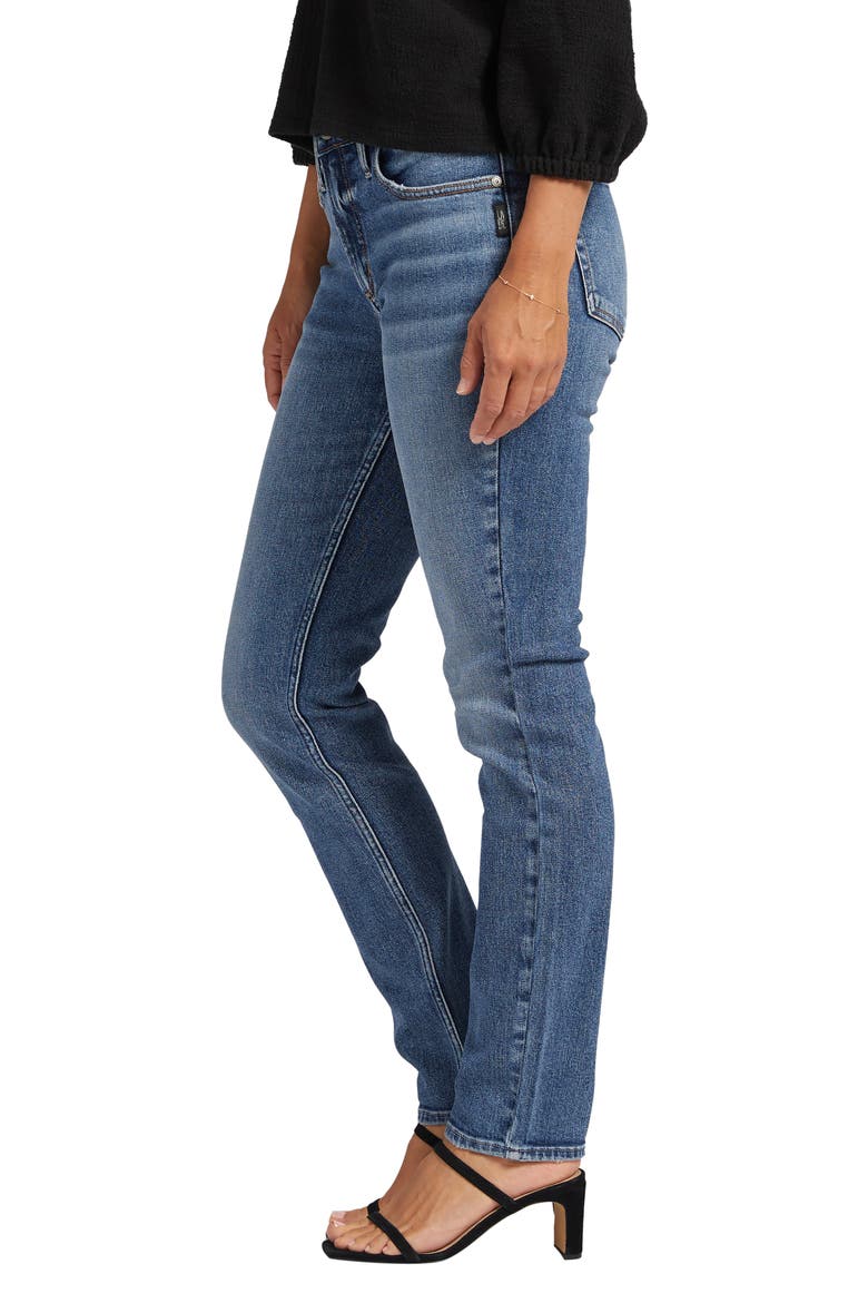 Most Wanted Mid Rise Slim Straight Leg Jeans, Alternate, color, INDIGO