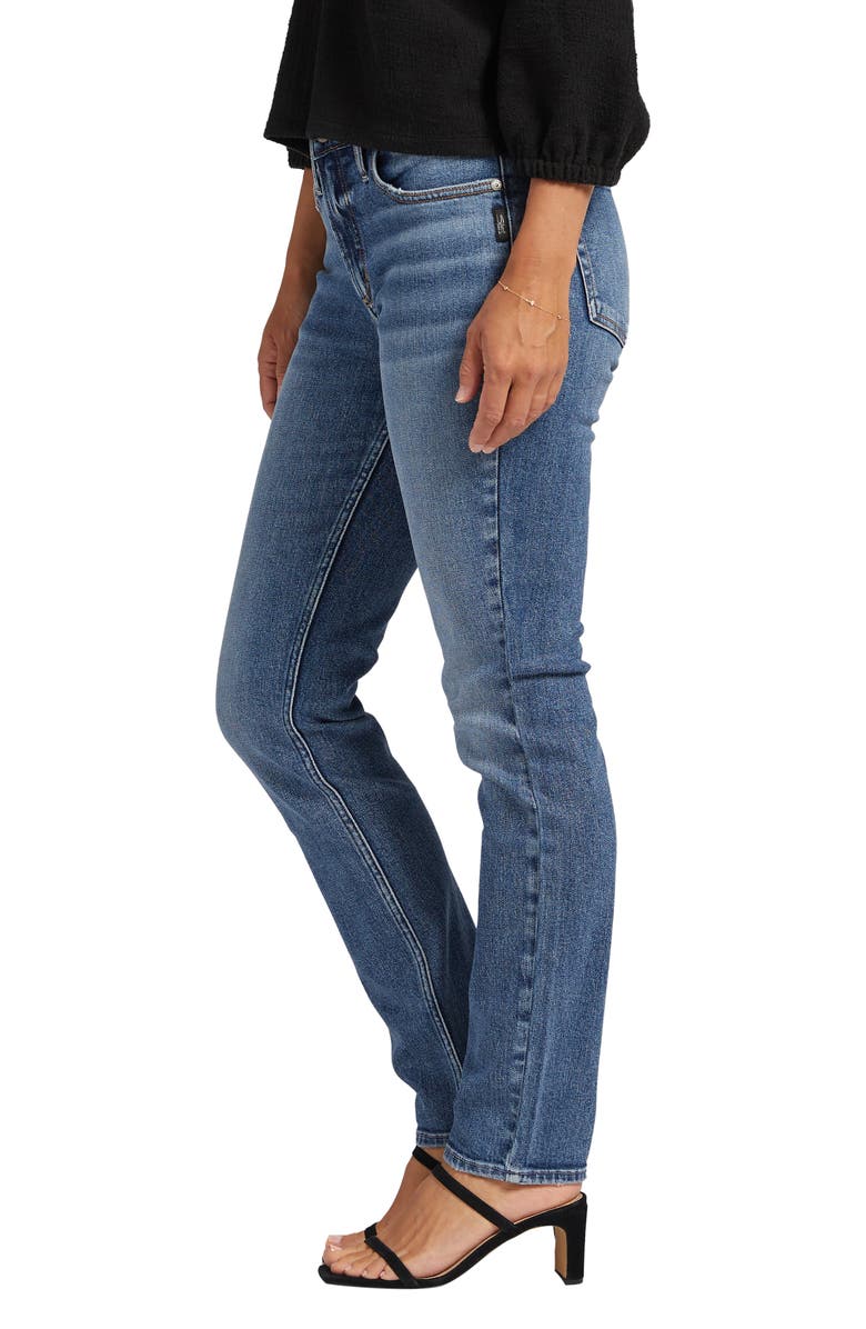 Silver Jeans Co. Most Wanted Mid Rise Slim Straight Leg Jeans, Alternate, color, Indigo