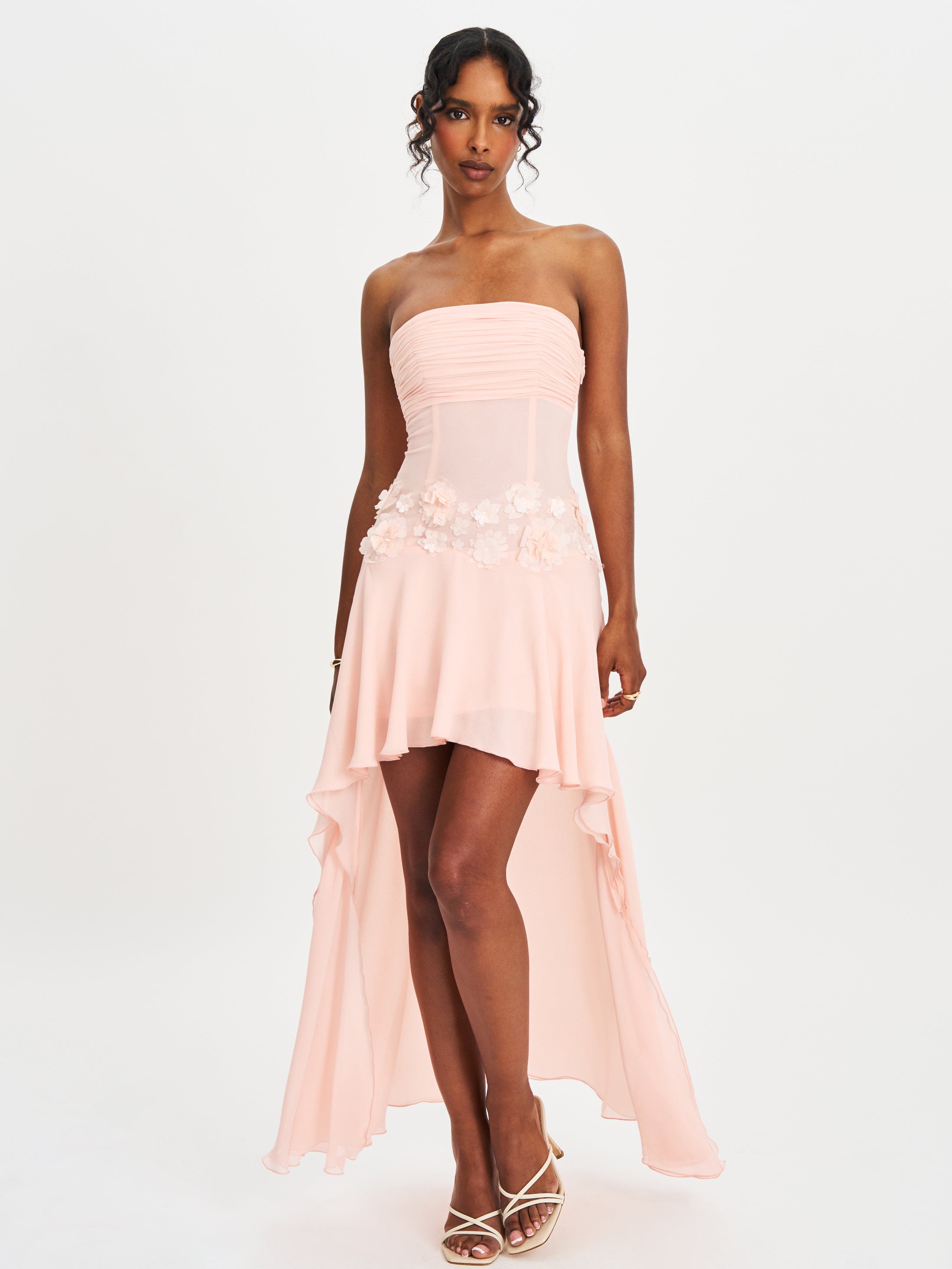selected Baby pink chiffon